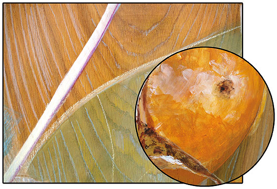 Peinture sur bois