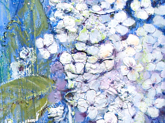 Impression d'hortensia