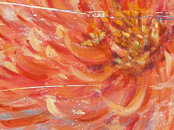 Impression de dahlia